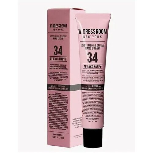 Крем для рук № 34 | W.Dressroom Moisturizing Perfume Hand Cream № 34 Always Happy 50ml