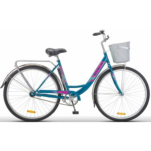 Городской велосипед STELS Navigator 345 28 Z010 с корзиной 2018 20 AND quot синий 1138500₽