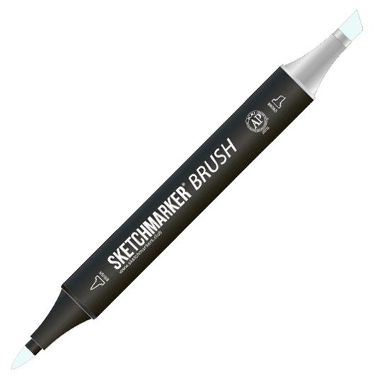 Маркер Sketchmarker Brush двухсторонний на спирт.основе цв.G165 Бледная мята