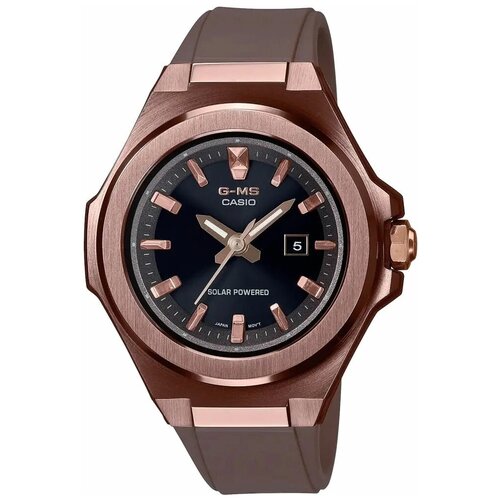 фото Наручные часы casio наручные часы casio baby-g msg-s500g-5a, коричневый, черный