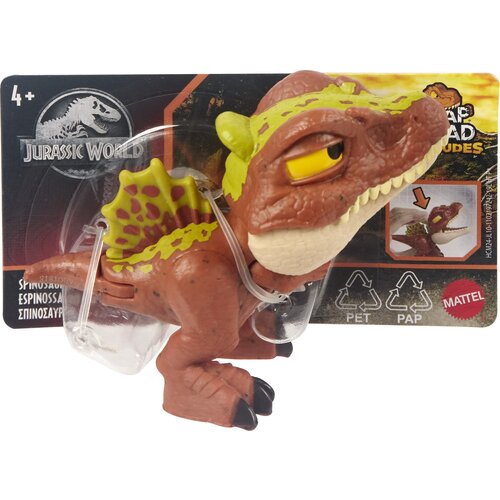 Фигурка Mattel Мир Юрского Периода Цепляющийся Динозаврик Спинозавр Jurassic World фигурка jurassic world eocarcharia hlp17