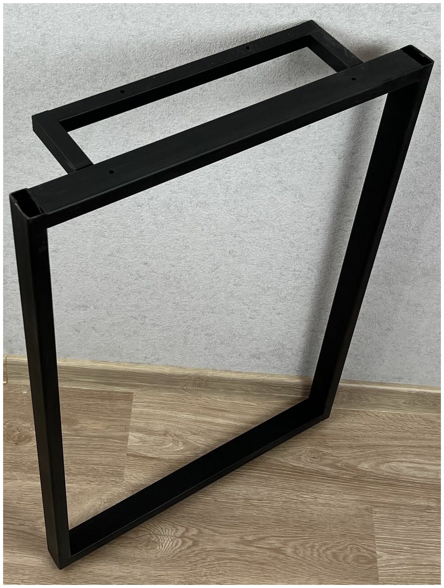 Ножка для стола в стиле Loft металлическая черная, 72х50 см - фотография № 13