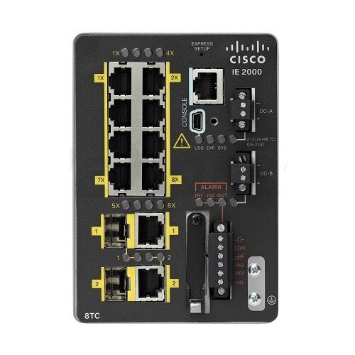 Коммутатор Cisco Catalyst IE-2000-8TC-L 11419200₽