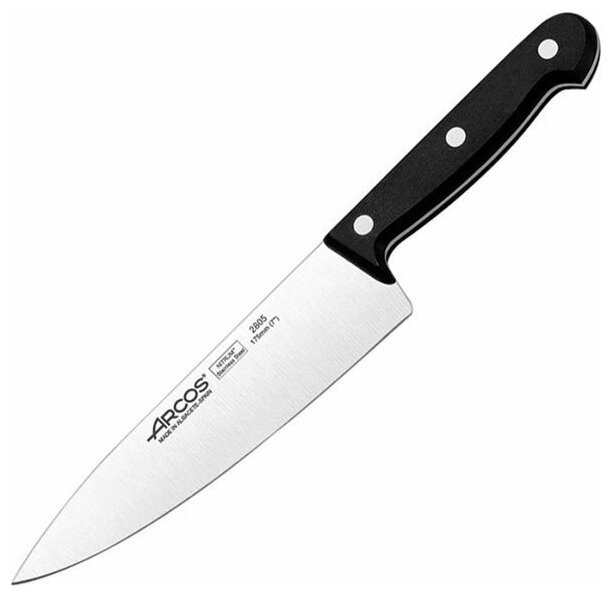 Нож поварской «Универсал» L=28.6/17.5 см черный ARCOS, 280504