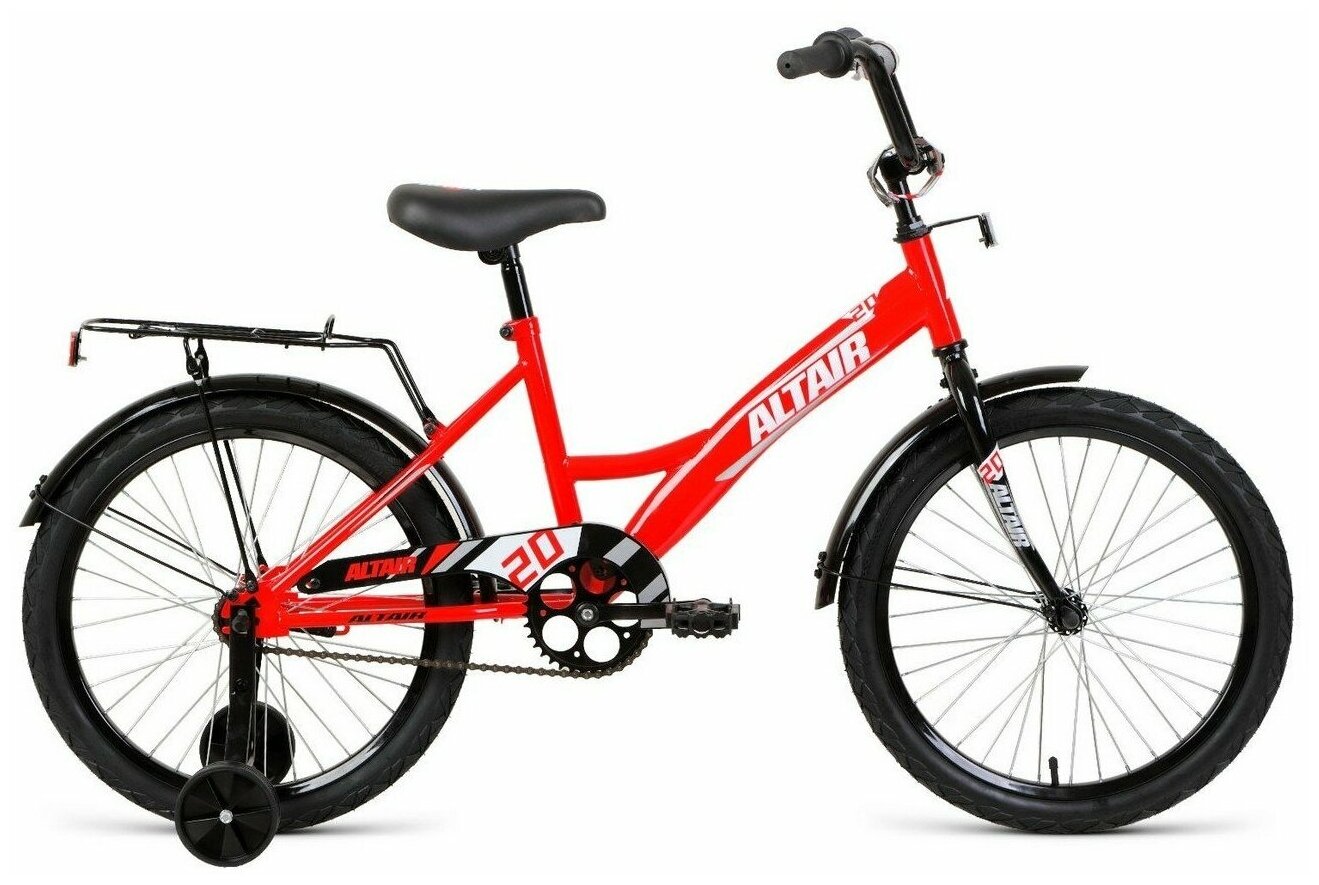 Детский велосипед ALTAIR Kids 20 (2022) 13 AND quot (IBK22AL20043) (красный/серебристый)