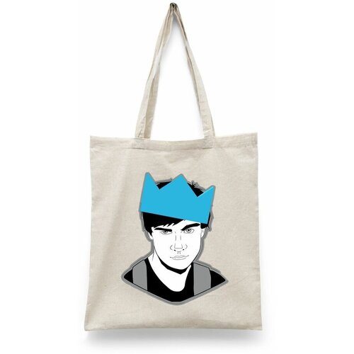 фото Сумка-шоппер унисекс каждому своё "братишкин/bratishkinoff" черная