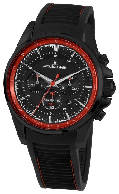 Наручные часы JACQUES LEMANS Sport, черный