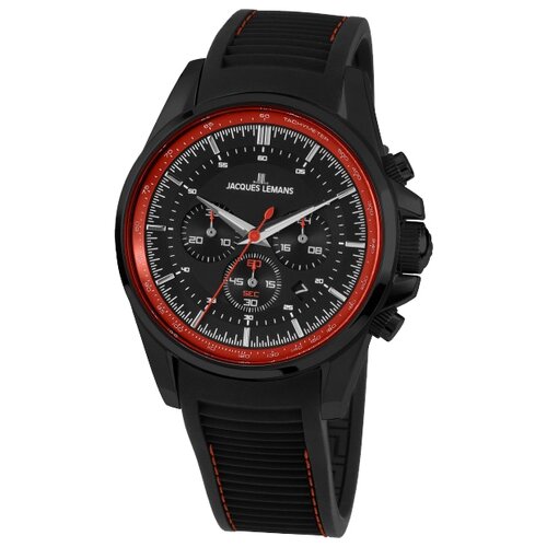 Наручные часы JACQUES LEMANS Sport 1-1799T, черный