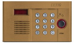 Вызывная (звонковая) панель на дверь ELTIS DP303-TDC16 золото