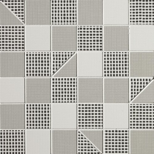 Плитка Fap Pat Grey Slash Mosaico 30x30 fOEI бетон гладкая, глянцевая изностойкая