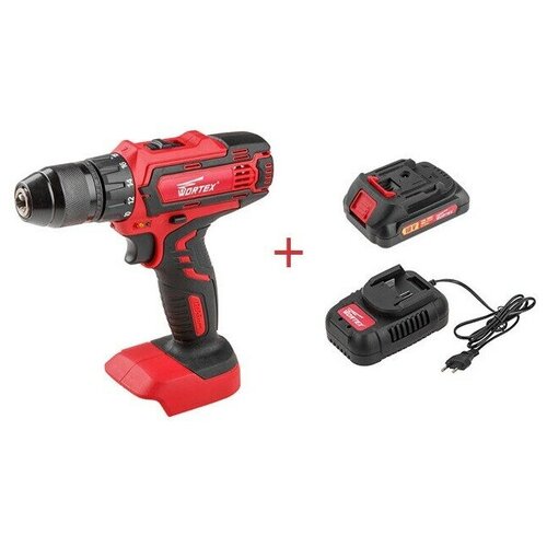 Дрель-шуруповерт аккумуляторная WORTEX BD 1825-1 DLi ALL1 1BBD001A29 670000₽