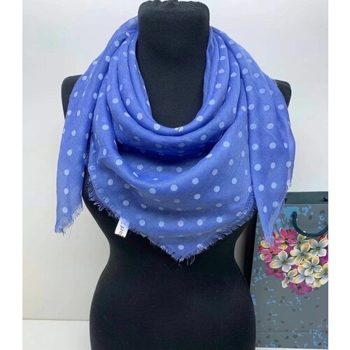 фото Платок ,90х90 см, синий нет бренда