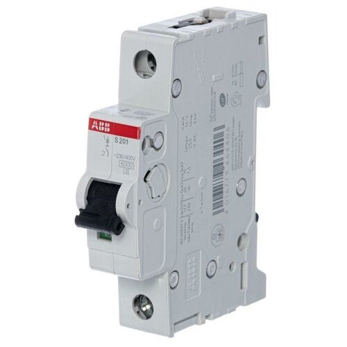 Выключатель автоматический модульный 1п C 20А 6кА S201 C20 ABB 2CDS251001R0204 1238₽