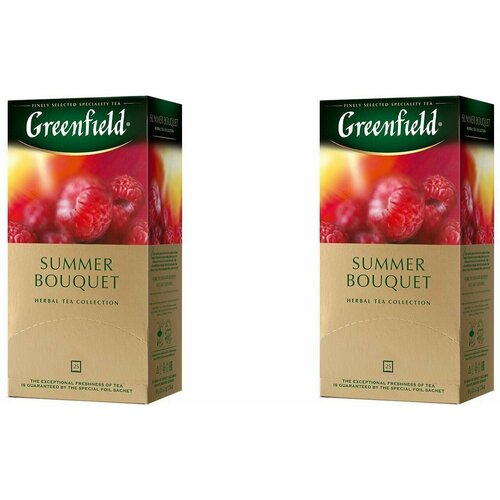 Greenfield Чай в пакетиках Summer Bouquet, 25 пакетиков, 2 шт