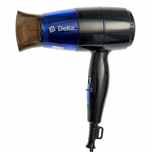 ФЕН для волос 1400ВТ 2 РЕЖ мощн 2 РЕЖ темп ХОЛ возд концентр склад ручка DELTA 212300₽