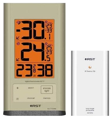 Термометр с радиодатчиком RST 02717