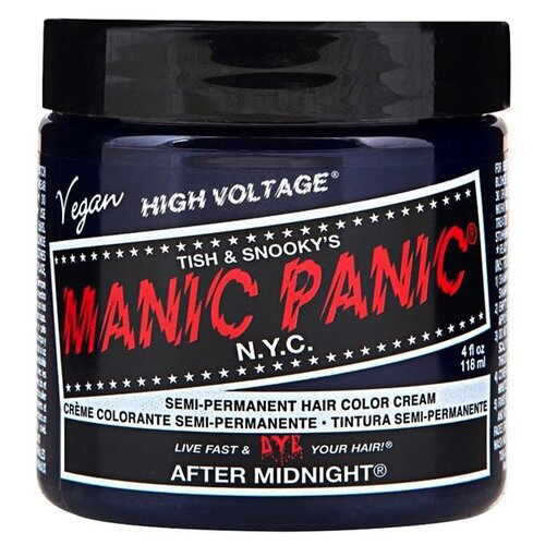 фото Крем Manic Panic High Voltage After Midnight синий оттенок, 118 мл