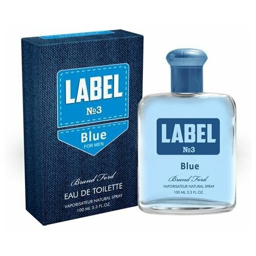 Туалетная вода мужская Label №3 Blue (Лейбл №3 Блю), 100 мл туалетная вода мужская label 3 blue 100 мл по мотивам blue label givenchy