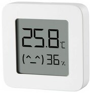 Датчик температуры и влажности Xiaomi Mi Temperature and Humidity Monitor 2, белый [nun4126gl]