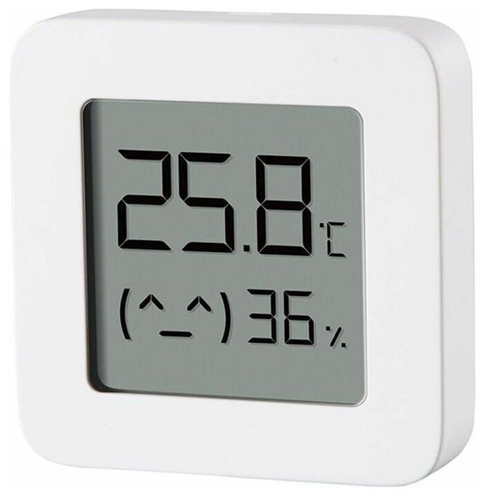 Датчик температуры и влажности Xiaomi Mi Temperature and Humidity Monitor 2 белый [nun4126gl]