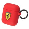 Чехол Ferrari для Airpods silicone case with ring red - изображение