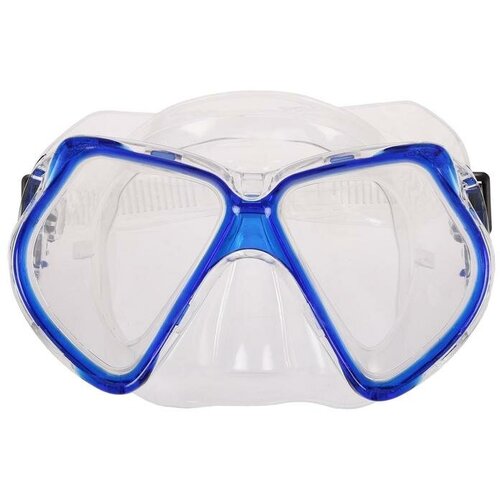 Маска для плавания взрослая, PVC, в пакете, цвета микс onlitop маска для плавания взрослая pvc в пакете