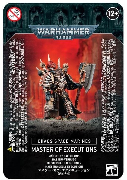 Миниатюры для настольной игры Games Workshop Warhammer 40000: Master of Executions 43-44