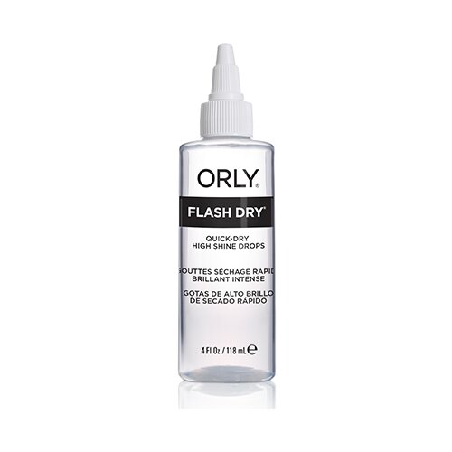 orly верхнее покрытие polishield прозрачный 9 мл Orly Верхнее покрытие Flash Dry Drops, прозрачный, 118 мл