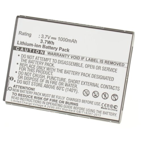 фото Аккумулятор ibatt ib-u2-m1028 1000mah для samsung gt-s5838, gt-s5831i, cooper, fit, gt-b7510, gt-b7800, gt-s5660c, gt-s5831, gt-s6812i,
