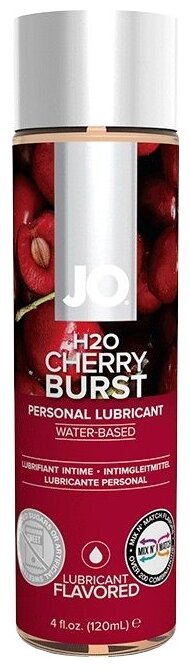 Съедобный лубрикант Вишня 120 мл. JO Flavored Cherry Burst