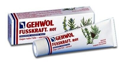 Gehwol Fusskraft Rot Красный бальзам для сухой кожи ног, 125 мл, 360 г, 1 уп.