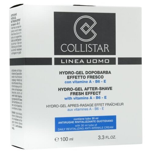 COLLISTAR Набор средств после бритья (Hydro-gel after-shave fresh effect) 100 мл + 30 мл