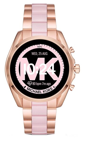 michael kors bradshaw rose gold smartwatch