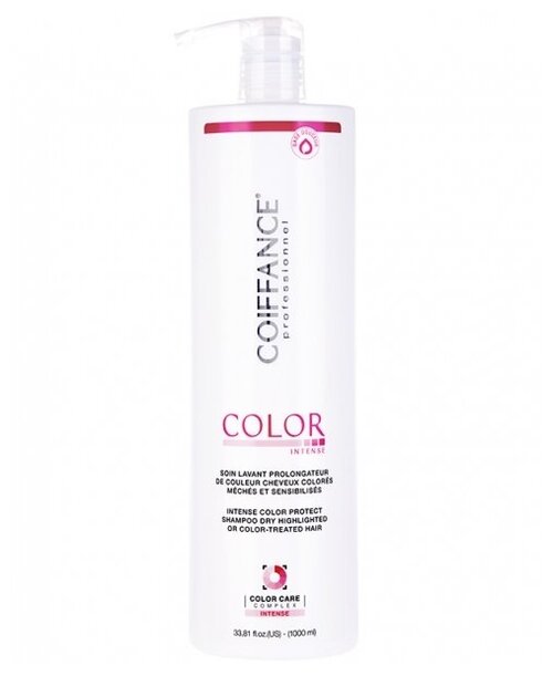 Coiffance Professionnel шампунь Color Intense Protect для защиты цвета окрашенных волос, 1000 мл