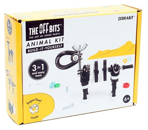 Конструктор The Offbits Animal Kit AN0002 ZebraBit, 45 дет.