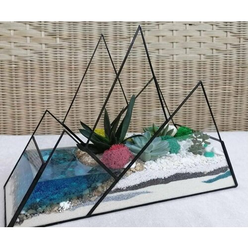 Флорариум Озеро в горах Комнатное растение Подарок 6690₽