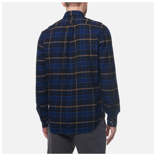 фото Мужская рубашка timberland tartan solucellair technology чёрный, размер m