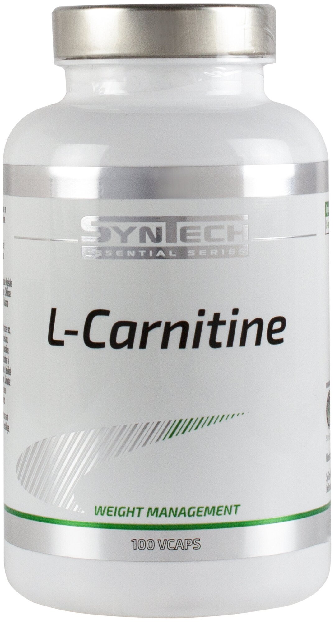 Жиросжигатель Л-Карнитин. Syntech Nutrition L-Carnitine 100 капс.