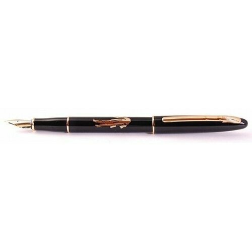 Подарок перьевая ручка CROCODILE 225 Black Gold