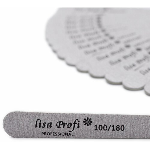 Пилки для маникюра одноразовые Lisa Profi 50 штук, 13 см
