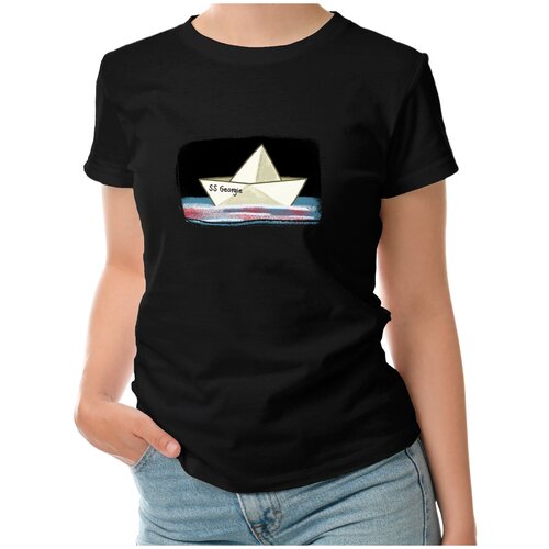 фото Футболка roly, размер m, черный