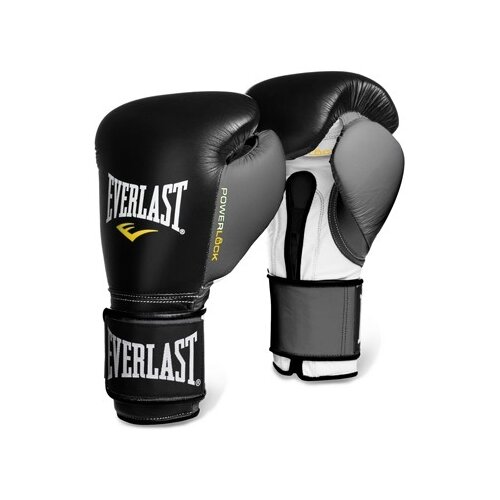 Перчатки Everlast Powerlock черно-серые 14 Oz