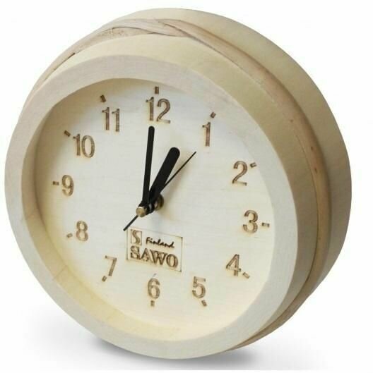 Часы для бани и сауны Ведро деревянное SAWO 531-A Осина