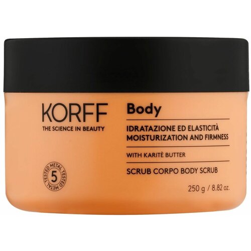 KORFF Увлажняющий и повышающий упругость скраб для тела Moisturization and Rirmness Body Scrub