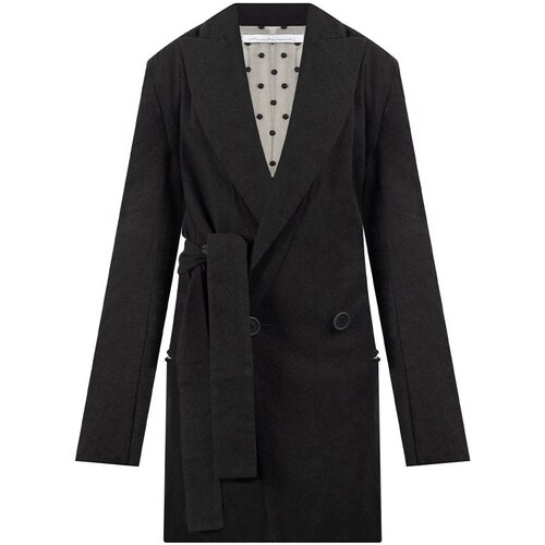 Пиджак Alessandra Marchi, средней длины, размер 48, черный