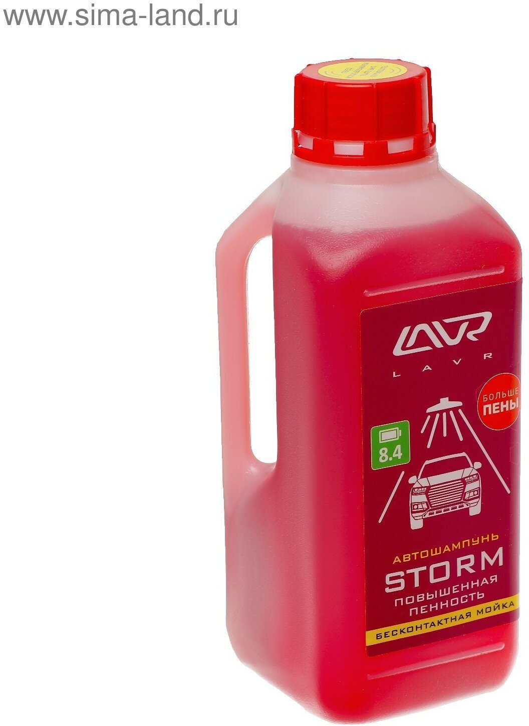 Автошампунь Storm бесконтактный, повышенная пенность 1:100, 1 л, бутылка Ln2336