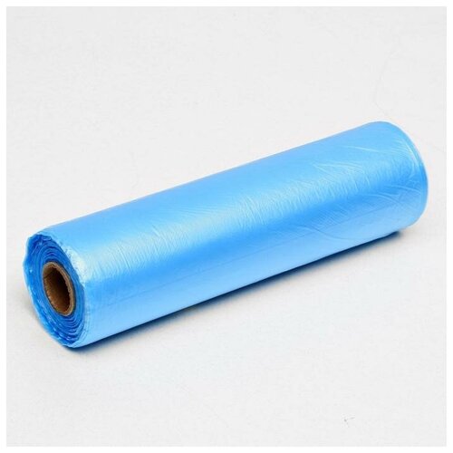 Набор пакетов фасовочных, на втулке, синий, 24 х 37 см, 8 мкм, 500 шт.