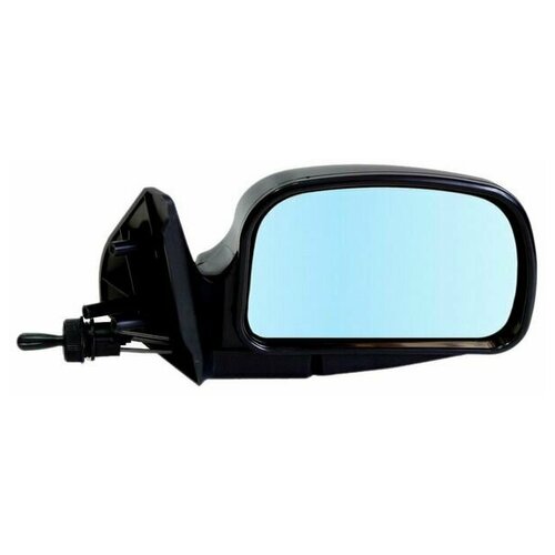 Зеркало боковое правое ВАЗ 2108-15 модель ЛТ-9 Г с тросовым приводом регулировки, с сферическим противоослепляющим отражателем голубого тона Без Обогрева.