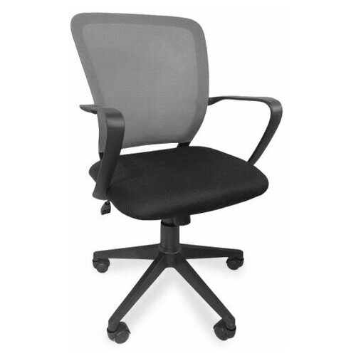 Компьютерное кресло Electra, сетка, ткань TW, цвет спинка серая, сиденье черное