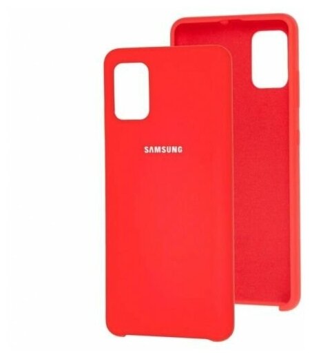 Чехол Samsung Silicone Cover для Samsung Galaxy A41 2020 Red (EF-PA415TREGRU)